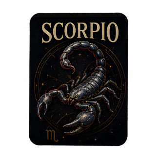 Scorpio Scorpion Zodiac Celestial Astrology Symbol Magnet