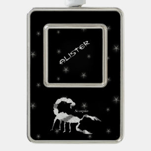 Scorpio Scorpion Zodiac Design Blank Inside Ornament