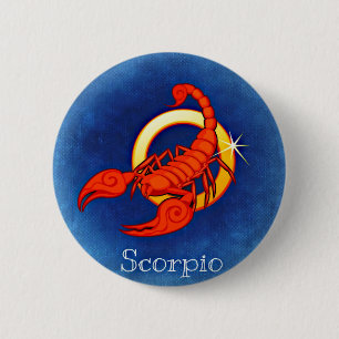 Scorpio, Scorpione Pinback Button