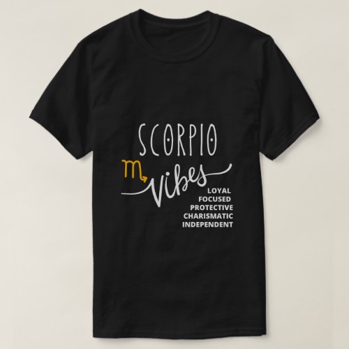 Scorpio Showcasing Your Inner Intensity in Style T_Shirt