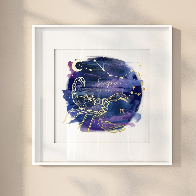 Scorpio Sign of the Zodiac Custom Birth Date (Creator Uploaded)