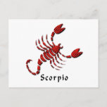 Scorpio Sign Postcard