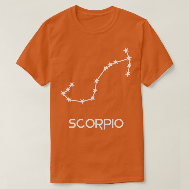 Scorpio Sign Zodiac T-Shirt (Design Front)