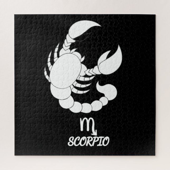 Scorpio Silhouette Jigsaw Puzzle (Vertical)