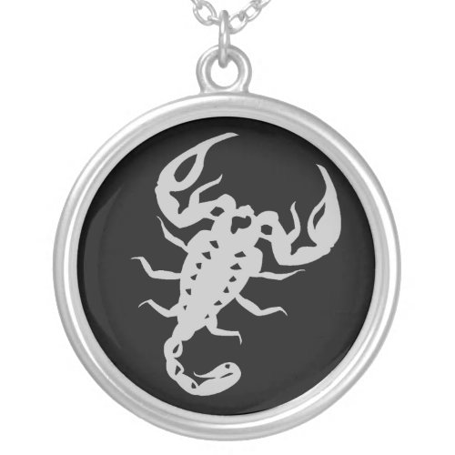 Scorpio Silver Plated Necklace