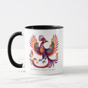 Scorpio Spirit Animal Phenix Alebrije Male Mug