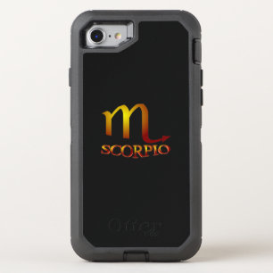 Scorpio Star Gold OtterBox Defender iPhone SE/8/7 Case