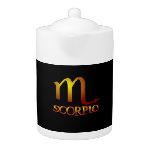 Scorpio Star Gold Teapot