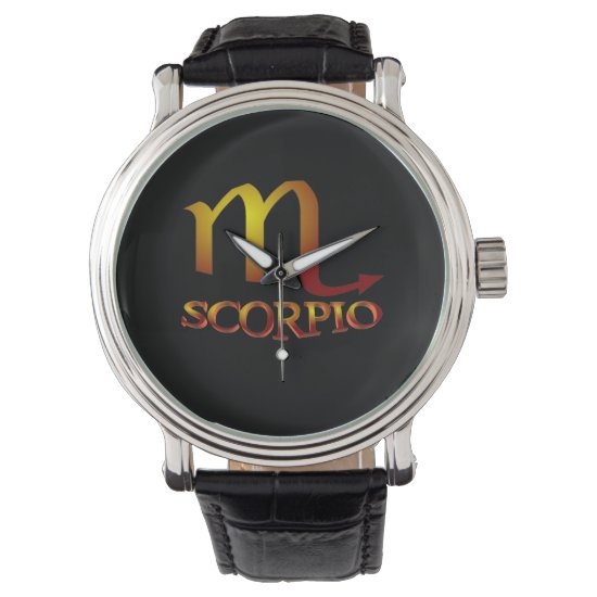 Scorpio Star Gold Watch