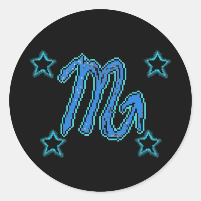 SCORPIO Stars Classic Round Sticker (Front)