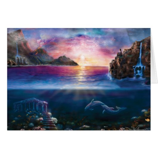 Scorpio Sunset Cards (Front Horizontal)