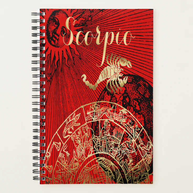 Scorpio Symbol Astrology Zodiac Sign Horoscope Planner | Zazzle