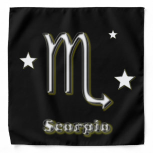 Scorpio symbol bandana