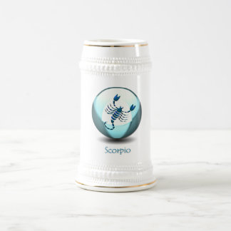Scorpio Symbol Beer Mug