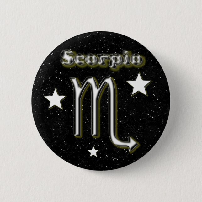 Scorpio symbol button (Front)