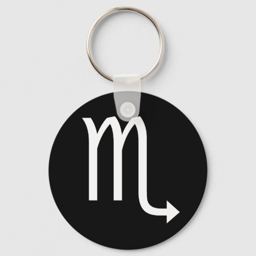 Scorpio Symbol Keychain