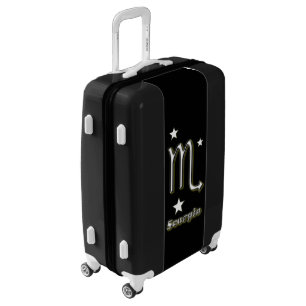 Scorpio symbol luggage
