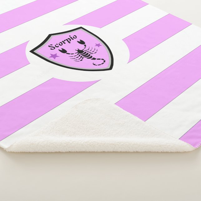 Scorpio symbol     sherpa blanket (3/4)