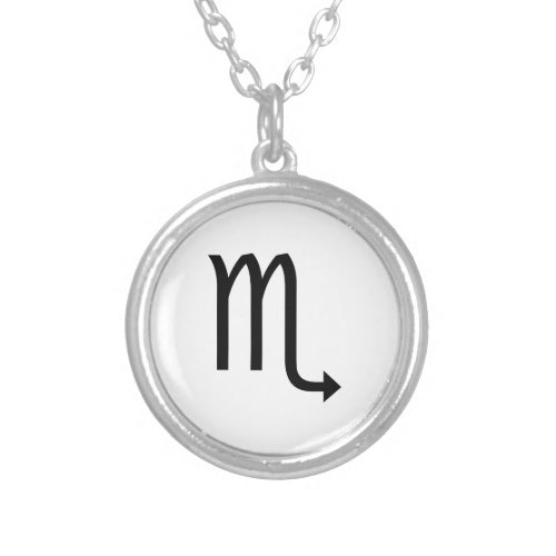 Scorpio Symbol Zodiac Necklace