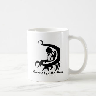 scorpio tattoo, Scorpio by Alba Mera Coffee Mug