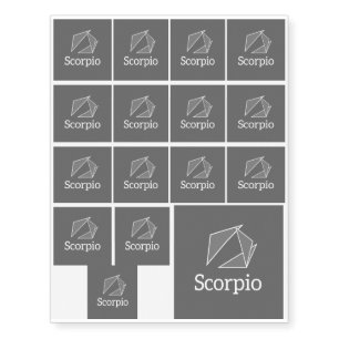 Scorpio Temporary Tattoos