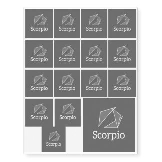 Scorpio Temporary Tattoos