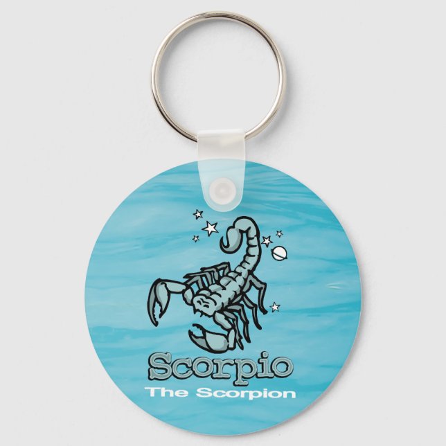 Scorpio The Scorpio astrological sign keychain (Front)