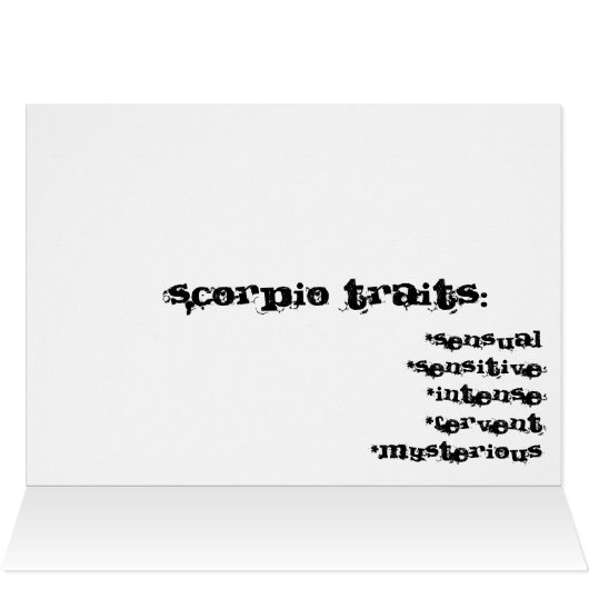 Scorpio, the Scorpion (Inside Horizontal (Top))