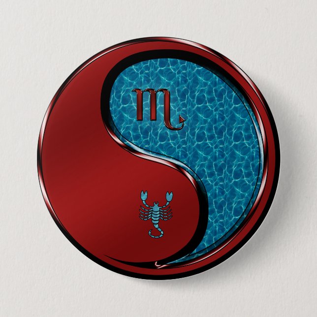 Scorpio the Scorpion Button (Front)