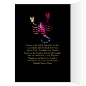 Scorpio the Scorpion Cards (Inside (Left))