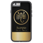 Scorpio the Scorpion Zodiac Black Gold
