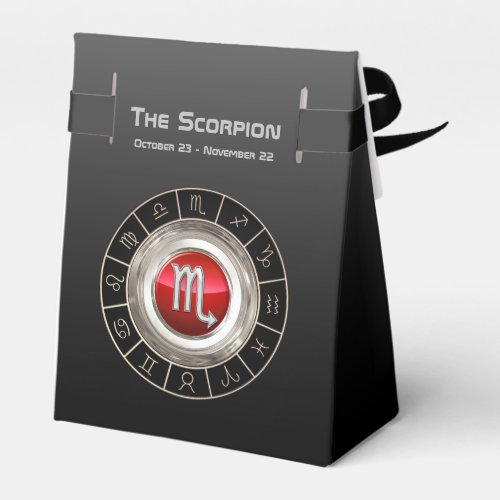 Scorpio _ The Scorpion Zodiac Sign Favor Boxes