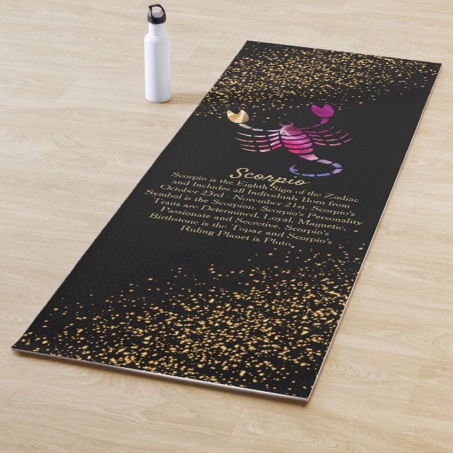 Scorpio the Scorpion - Zodiac Sign Yoga Mat (In Situ)