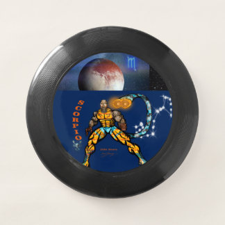 Scorpio Theme birthday party favor frisbee .