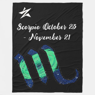 Scorpio Throw Blanket