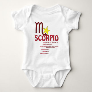 Scorpio Traits Baby Bodysuit