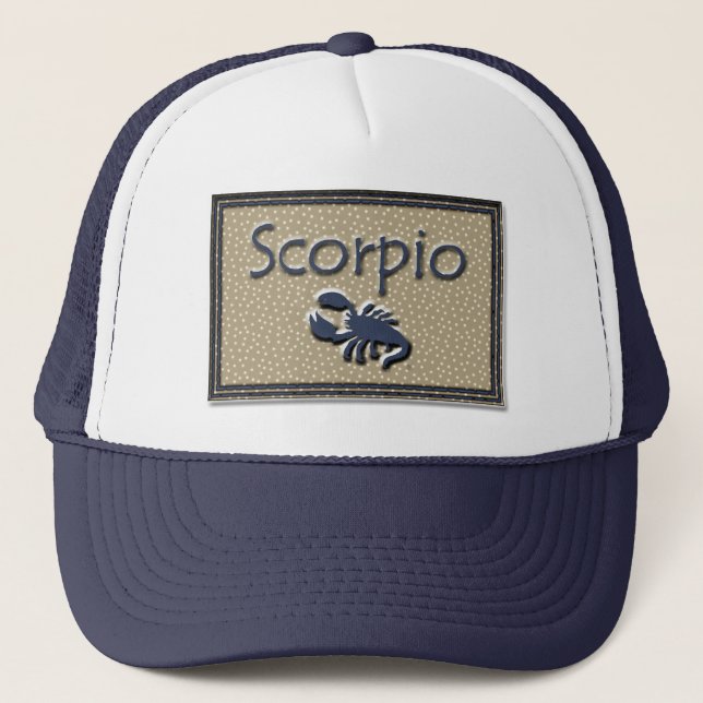 Scorpio Trucker Hat (Front)