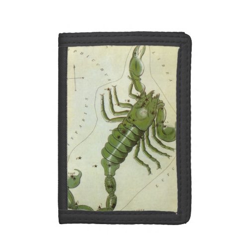 Scorpio Vintage Constellation Uranias Mirror Tri_fold Wallet