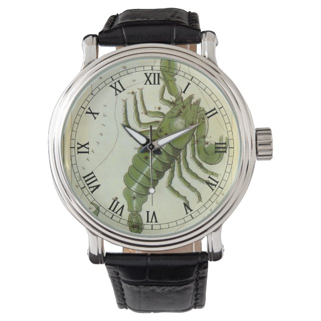 Scorpio, Vintage Constellation Urania's Mirror Watch (Front)