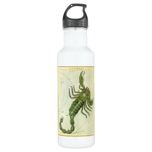 Scorpio Vintage Constellation Uranias Mirror Water Bottle