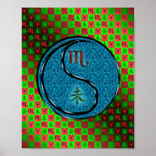 Scorpio & Water Goat Poster