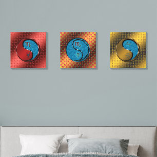 Scorpio & Water Horse Canvas Photo Tile
