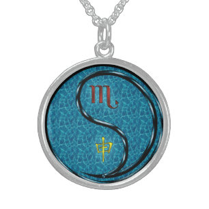 Scorpio & Water Monkey Sterling Silver Necklace