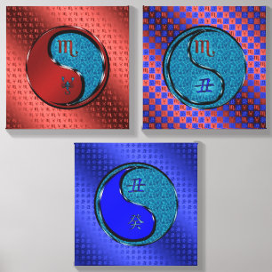 Scorpio & Water Ox Canvas Photo Tile