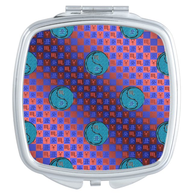 Scorpio & Water Ox Compact Mirror (Front)