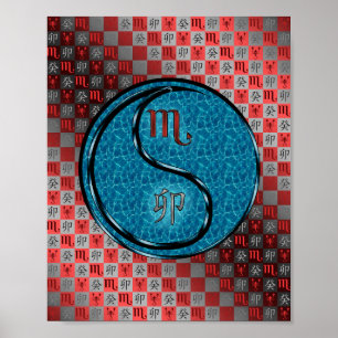 Scorpio & Water Rabbit Poster