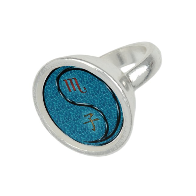 Scorpio & Water Rat Ring (Top)