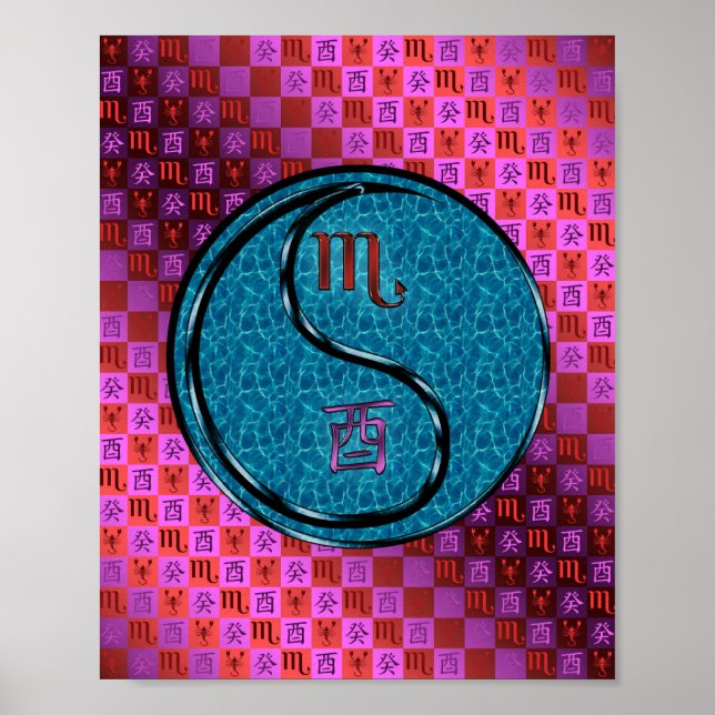 Scorpio & Water Rooster Poster (Front)