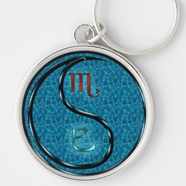 Scorpio & Water Snake Keychain (Front)