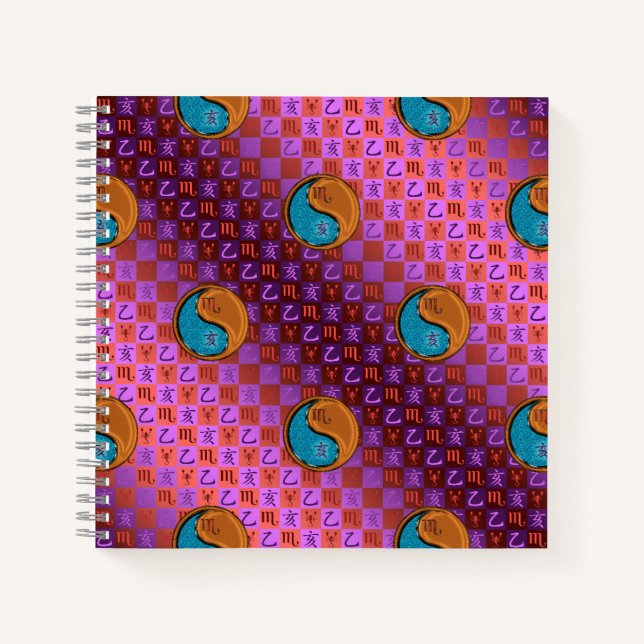 Scorpio & Wood Boar Notebook (Front)
